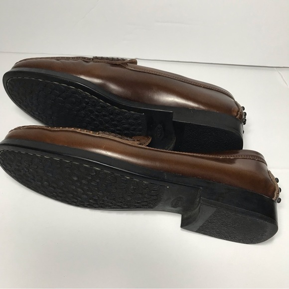 Tod’s Mens Brown Leather Penny Loafer Driving Shoe size 39.5 / US 7 - Picture 11 of 11
